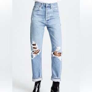 AGOLDE 90s mid rise straight jean